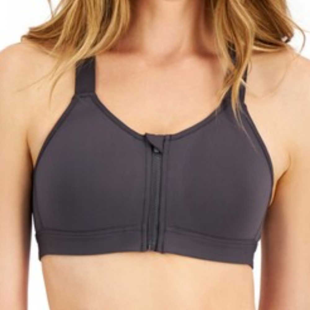 Ideology Gray Sports Bra